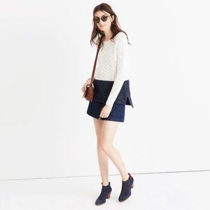 Madewell Color-blocked Eastbank Pullover Crew Sweater Large